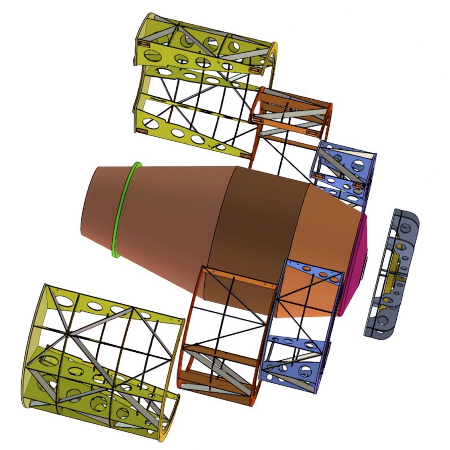 封頭胎膜、前錐胎膜、中節(jié)胎膜、后錐胎膜