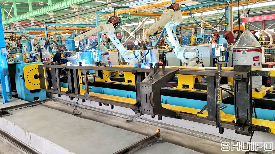 亞特攪拌車智能化生產線 亞特攪拌車智能化生產線